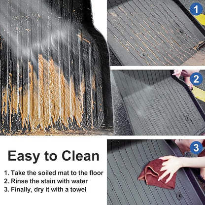 SMABEE 8PCS Full Set of Floor Mats for 2024 2025 2026 Honda Prologue & Chevy Blazer EV All Weather TPE Floor Liners Cargo Liner Backrest Mats Accessories Car Mats Interior Black