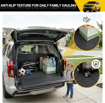 Trunk Mat & Backrest Mat for 2025 2026 Ford Expedition/Lincoln Navigator Standard 7 Seats(Not for Max/L Models), Rear Seat Back Cover Cargo Liner Only for 25 26 Expedition/Navigator Accessories