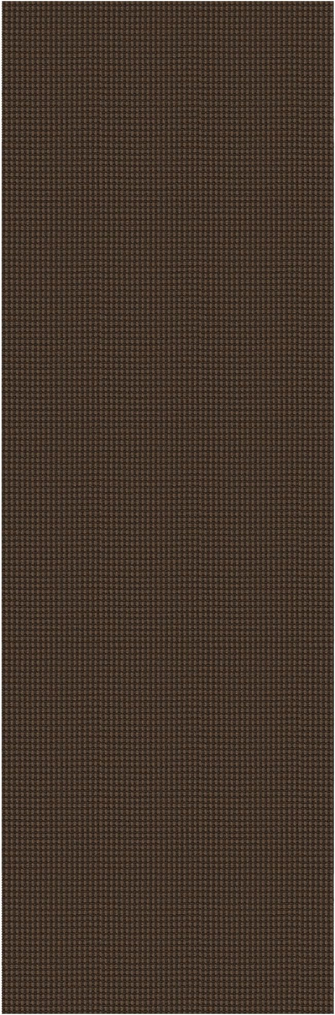 KOZYFLY Runners for Hallways 2.6x8 ft Washable Kitchen Runner Non Slip Rubber Backed Hall Runners Cotton Entryway Runner Rugs Floor Carpet for Indoor Backdoor Bedroom Kitchen, Reddish Brown/Coffee