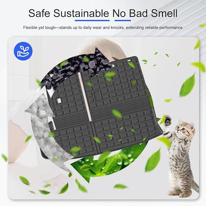 Xipoo Cargo Mat Compatible with 2014-2019 Toyota Highlander Trunk Mat Backrest Trunk Liner Cargo Liner Replacement for 2014-2019 Highlander Accessories