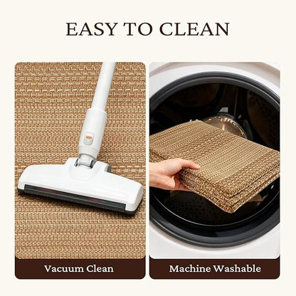 20"x59" Kitchen Mats for Floor, Machine Washable Mats, Woven Kitchen Rugs, Boho Style, Non Slip, Runner Rugs for Kitchen, Non-Slip, Durable, Easy Clean, Everyday Use