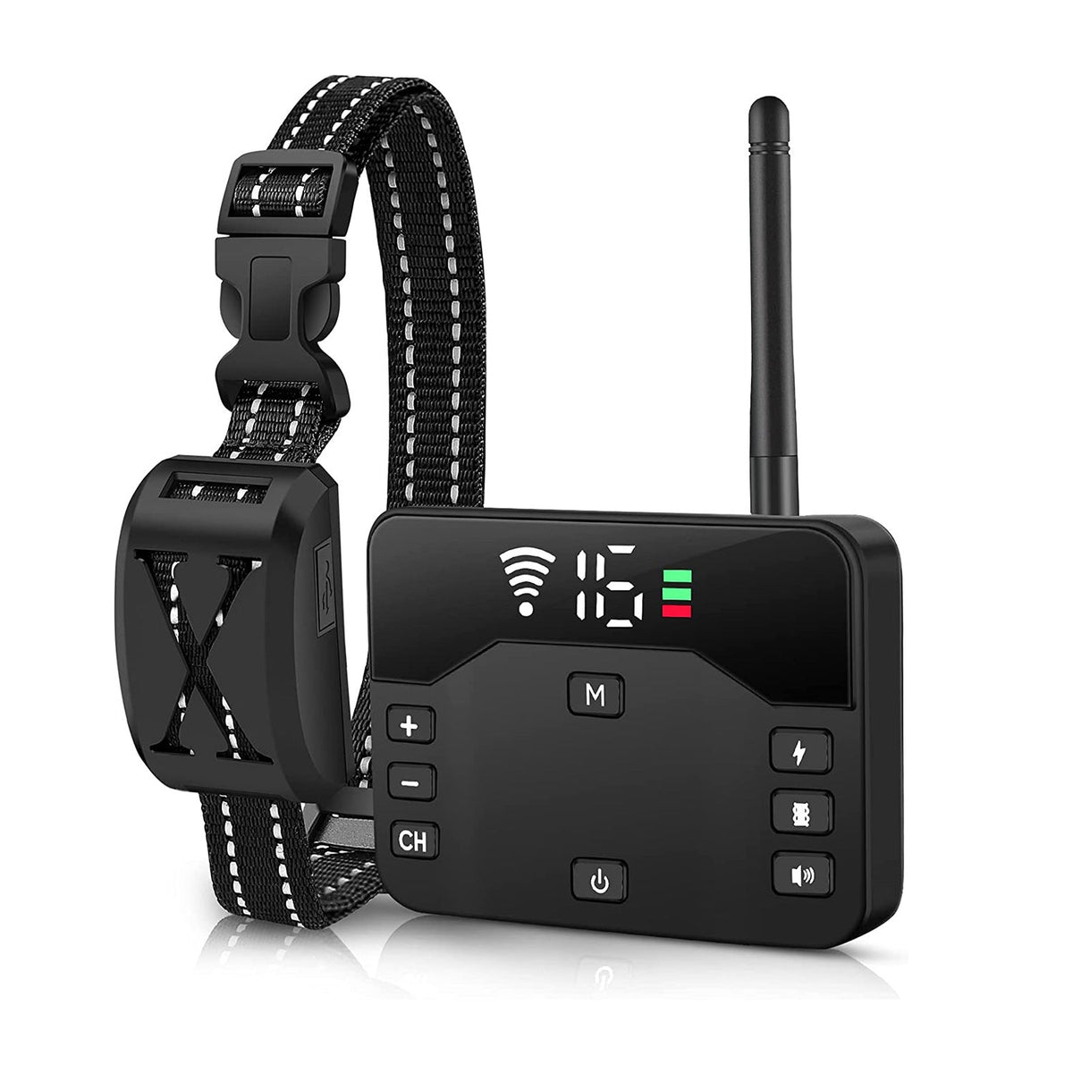 2 In 1 Wireless Electric Dog Fence Waterproof Pet Shock Boundary Containment System Electric Training Collar With 2 Receiver Collars For Small Medium Large Dogs
