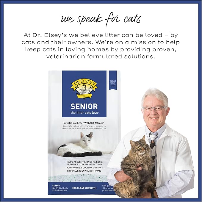 Precious Cat Senior Litter, 8lbs