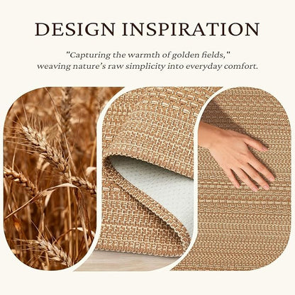 20"x59" Kitchen Mats for Floor, Machine Washable Mats, Woven Kitchen Rugs, Boho Style, Non Slip, Runner Rugs for Kitchen, Non-Slip, Durable, Easy Clean, Everyday Use