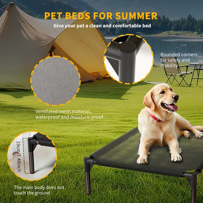 Elevated Breathable Mesh Pet Bed, Indoor&Outdoor Use, Sizes For Small To XL Pets - 2026 Must-Buy