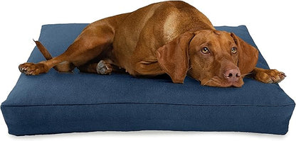XX-Small - 18 x 12 x 4 - Blueberry Premium Organic Hemp Dog Bed - CertiPUR Fill - Removeable Cover