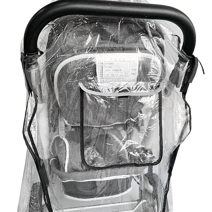 Double Stroller Rain Cover,Rain Cover for Double Tandem Stroller,Big Size Universal Rain and Wind Cover