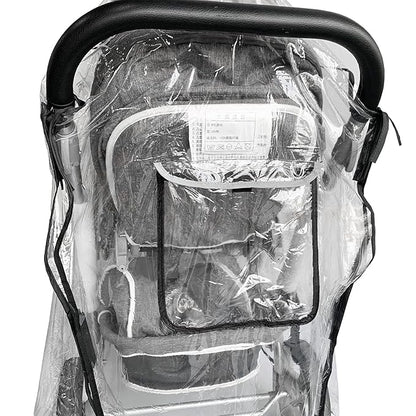 Double Stroller Rain Cover,Rain Cover for Double Tandem Stroller,Big Size Universal Rain and Wind Cover