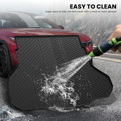 LASFIT Cargo Mat for Kia K4 2025 2026, All Weather TPE Custom Fit Car Trunk Mats Cargo Liners Accessories for Kia K4 2025-2026, Black