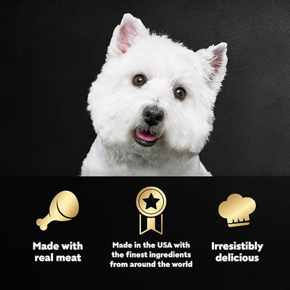 Cesar Wet Dog Food Steak Lovers Variety Pack with Real Meat, 3.5 oz. Trays (36 Count, Pack of 1)
