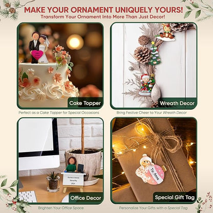 Personalized Bicycle Ornament 2025 - Dirt Track Racing Ornament Mountain Bike Christmas Cyclist Dirt Bike Christmas Vehicle Decorations Ornaments for Tree