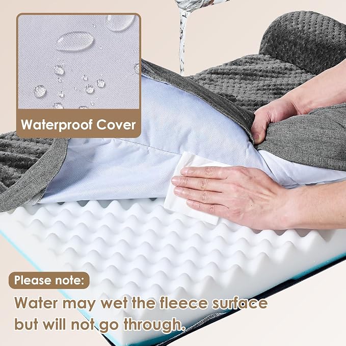 EHEYCIGA Extra Large Dog Bed Othorpedic, Memory Foam XL Dog Bed with Washable Removable Cover, Waterproof Pet Sofa Couch XLarge Size Dogs with Nonskid Bottom, 44x32x6.5, Dark Grey | Washable Removable Cover, Waterproof Flat Pet Sofa Couch with Nonskid ...