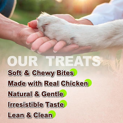 Afreschi Natural Soft Chicken Knots 16 oz, Dog Treats, All Natural, Hypoallergenic & Grain-Free, High-Protein, Healthy & Easily Digestible, Soft Texture