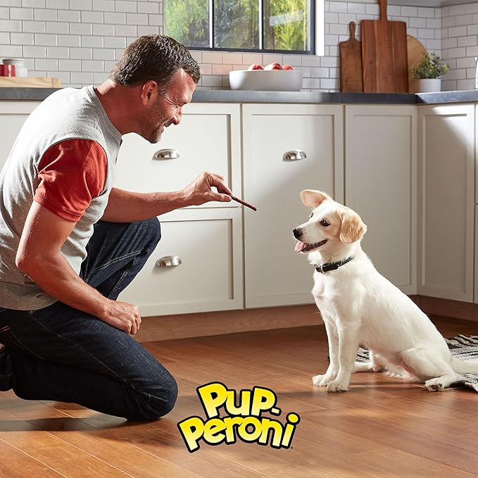 Pup-Peroni Dog Treats, Lean Beef Flavor, 5.6 Ounce (Pack of 8), Made with Real Beef, 90% Fat Free
