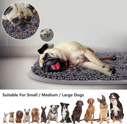 Rundik Snuffle Mat for Dogs, Interactive Puzzle Toys Feeding Games for Pets | 20'' x 28'' Sniff Mat for Boredom Helps Slow Eating and Keep Busy Encourages Natural Foraging Skills Stress Relief