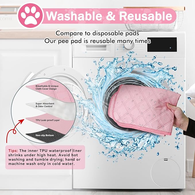 Sieidihit Dog Cat Playpen Tent Crate Cage with Washable Pee Pad, Small Pink | Pet Nursing Enclosure Camping Rest Zone for Recovering Pets New Pet Quarantine Room Portable Pop Up Easy Set up lightweight