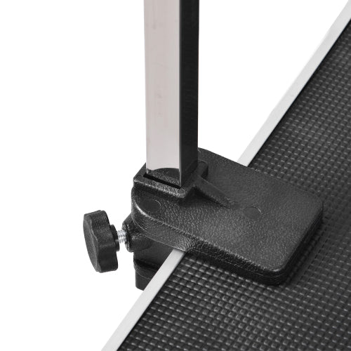 Professional Dog Pet Grooming Table Large Adjustable Heavy Duty Portable With Armrests And Lasso & Grid Tray