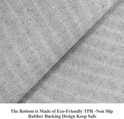 Washable 2x6 Hallway Runner Rug: Ultra Soft Runners for Entrance Kitchen Low Pile Foldable Carpet with Non-Slip Backing for Living Room Bedroom Bathroom Thin Carpet for Laundry Dining Room(Black,2x6)