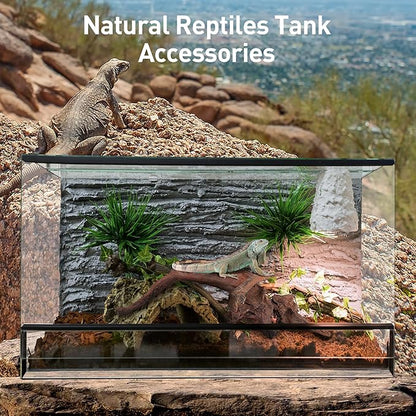 WDEFUN Natural Driftwood for Aquarium Decor, 5-Piece 5''-8'' Large Driftwood for Decorations on Fish Tank, Reptiles Bearded Dragon Accessories or Air Plants