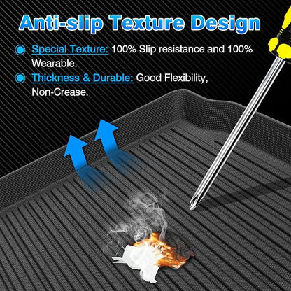 Cartist Cargo Liner for Nissan Murano 2025 2026, All Weather Trunk Mat for Murano Accessories, Anti-Slip Heavy Duty