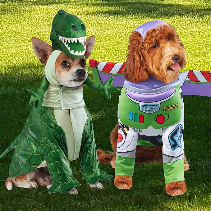 Toy Story: Rex Pet Costume for For Dogs or Cats by Rubies, Small