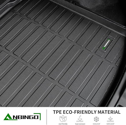 ANBINGO® Cargo Liner for KIA Seltos 2024 2025 2026 TPE All Weather Car Mats Waterproof Non-Slip Mat Full Sets, 2024 2025 2026 Seltos S/LX/EX/X-Line, (Only for U.S.A. and Canada Seltos)
