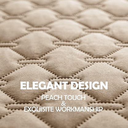 gogobunny Waterproof Blanket, Couch Covers for Dogs, Reversible Protector | 3X Stronger Leakproof, Scratch Proof Durable Furniture Protection, Stain Resistant, Washable, 30x70 Inch Dark Beige