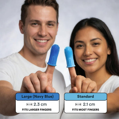 Dog Toothbrush, 360 Dog Tooth Brushing Kit, Finger Toothbrush, Cat Tooth Brush, Teeth Cleaning, Pet Tooth Brush For Small  Large Pets