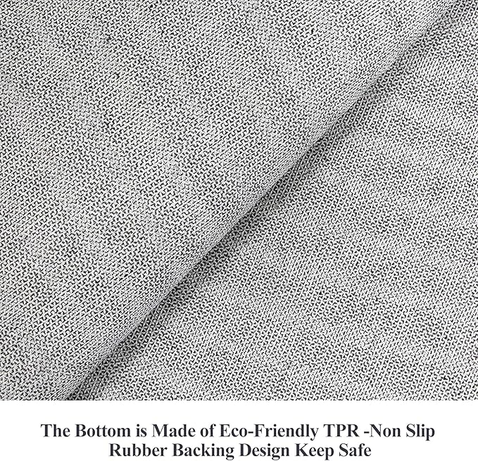 HY HAO YUN LAI Non Slip Runners for Hallways,Washable,Long Ultra Soft Kitchen Runner Rug,Non Shedding for Accent Farmhouse (Grey, 2 X 12)