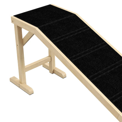 Dog Ramp For Bed, Pet Ramp For Dogs With Non-Slip Carpet And Top Platform