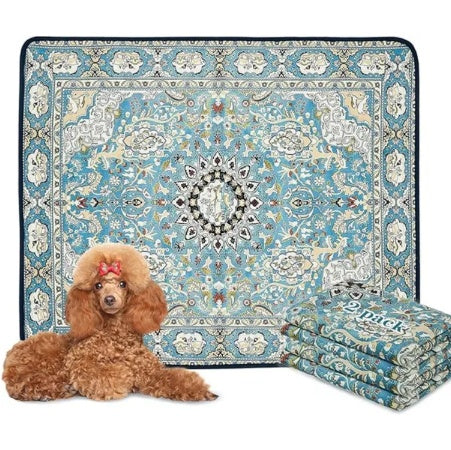 Qeils Washable Pee Pads For Dogs, 2 Pack Reusable Puppy Pads 36x41  Super Absorbent Leakproof Dog Training Pads, Non-Slip Potty Pads For Floor, Crate, Couch, Whelping Pads Litter Mat Pet Supplies