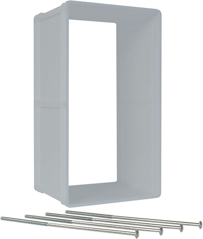 Ideal Pet Products Designer Series Ruff-Weather Pet Door Wall Installation Kit, Small, 5" x 9.25" Flap Size (Pet Door Sold Separately)